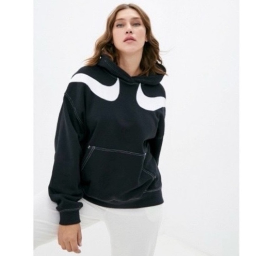NIKE ✔️Oversized Double Swoosh Hoodie